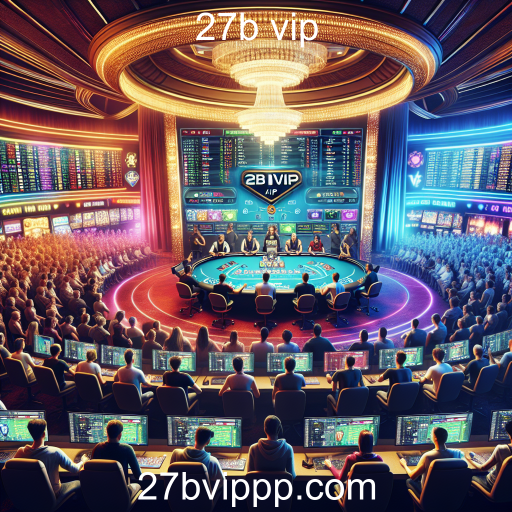 Torneios Ao Vivo: A Nova Fronteira dos Jogos Online no 27b vip